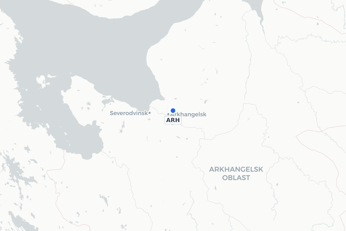 Map showing the location of Talagi Airport
