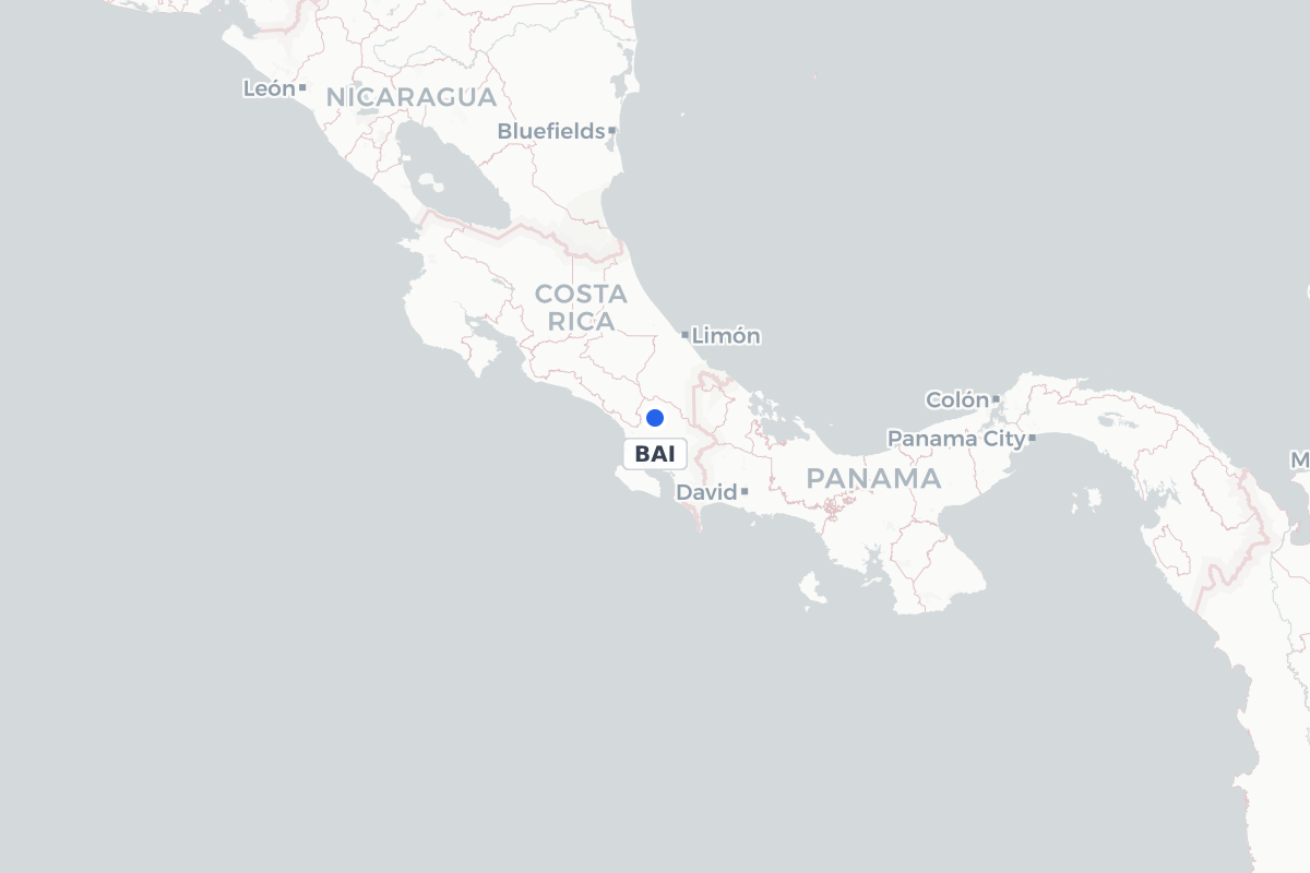 Map showing the location of Buenos Aires Airport