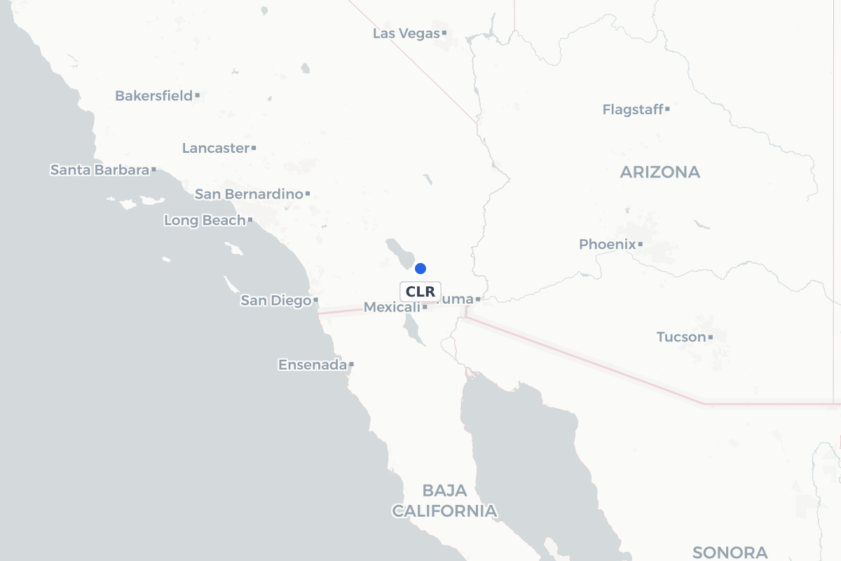 Map showing the location of Cliff Hatfield Memorial Airport
