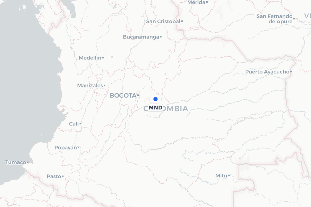 Map showing the location of Medina Airport