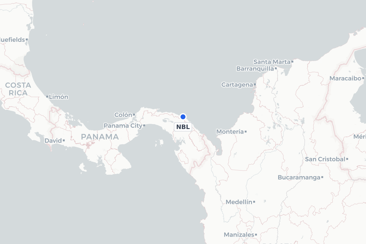 Map showing the location of Wannukandi Airport