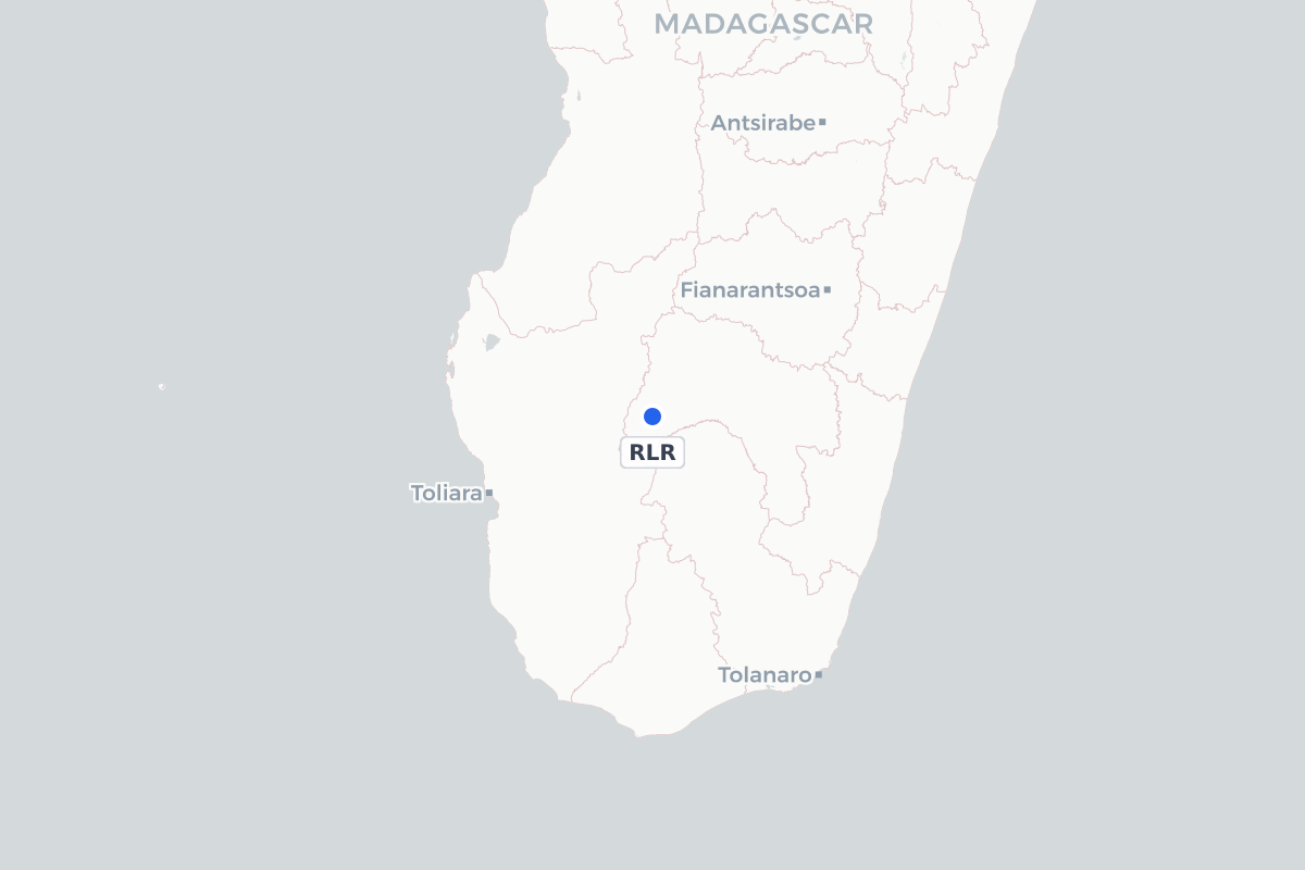 Map showing the location of Relais de la Reine Airport