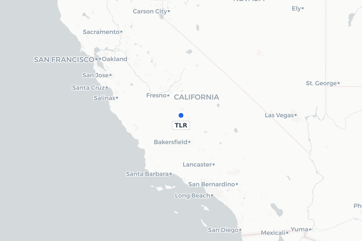 Map showing the location of Mefford Field
